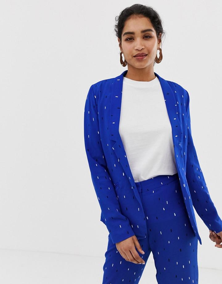 Vila Printed Suit Jacket - Multi