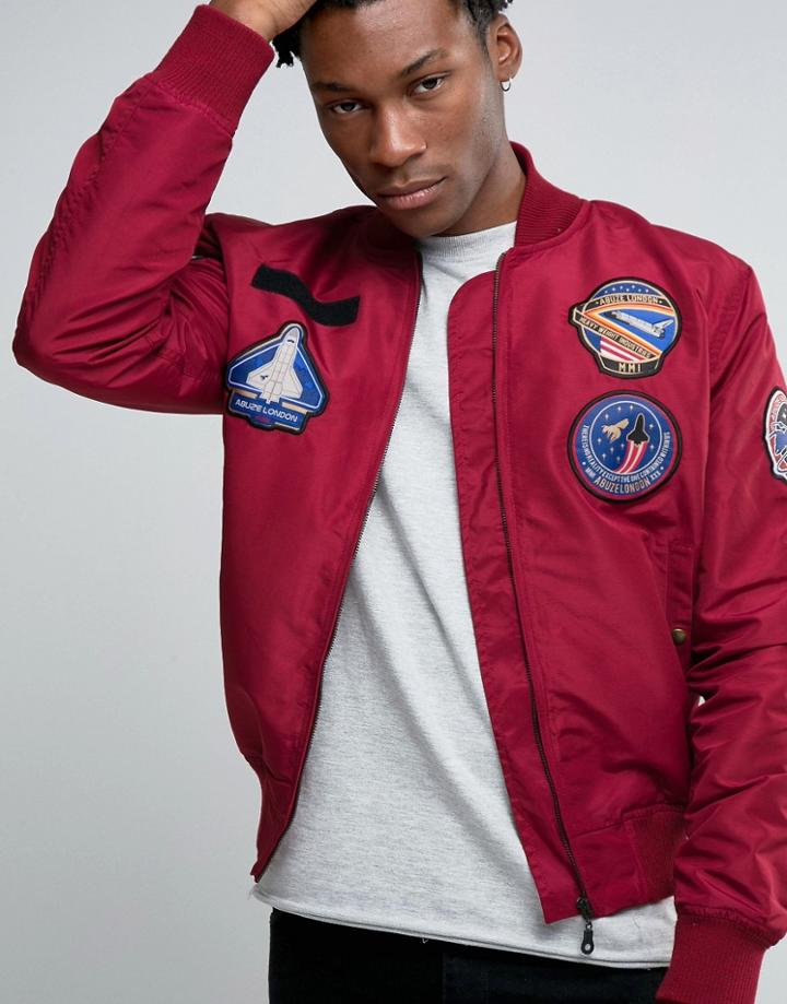 Abuze London Bomber Jacket - Brown
