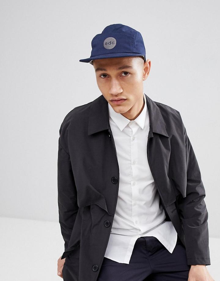 Esprit 5 Panel Cap In Navy - Blue