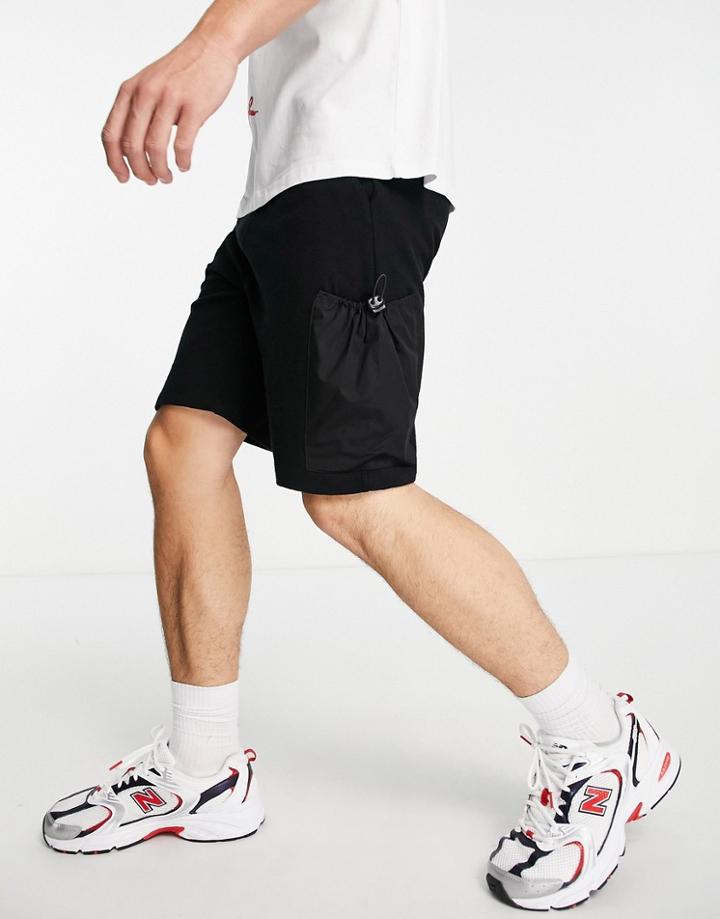 Topman Set Utility Shorts In Black