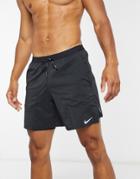 Nike Running Flex Stride 2-in-1 7 Inch Shorts In Black