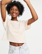 Miss Selfridge T-shirt In Beige - Beige-neutral
