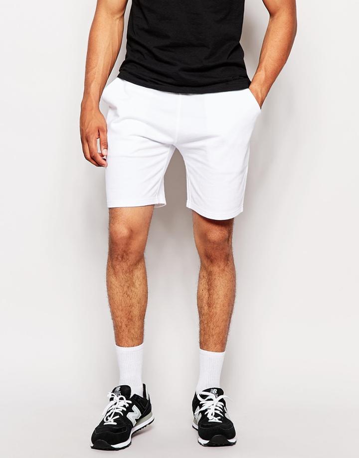 Asos Jersey Shorts - White