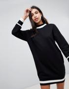Esprit Color Block Edge Sweat Dress - Multi