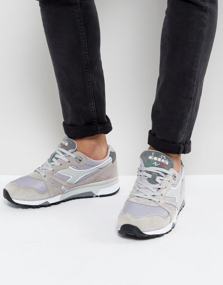 Diadora N9000 Iii Sneakers In Gray - Gray