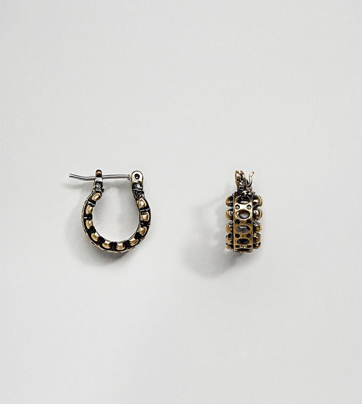 Reclaimed Vintage Inspired Gold Hoop Earring Exclusive To Asos - Gold