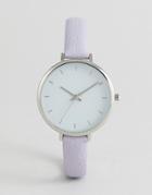 Asos Design Watch In Lilac - Purple