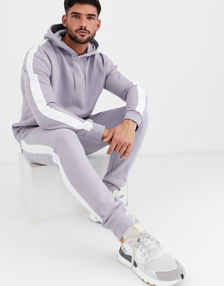 New Look Overhead Hoodie In Gray