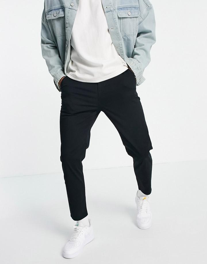 New Look Tapered Chino In Black