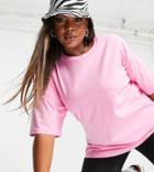 Asos Design Curve Ultimate Oversized T-shirt In Pink