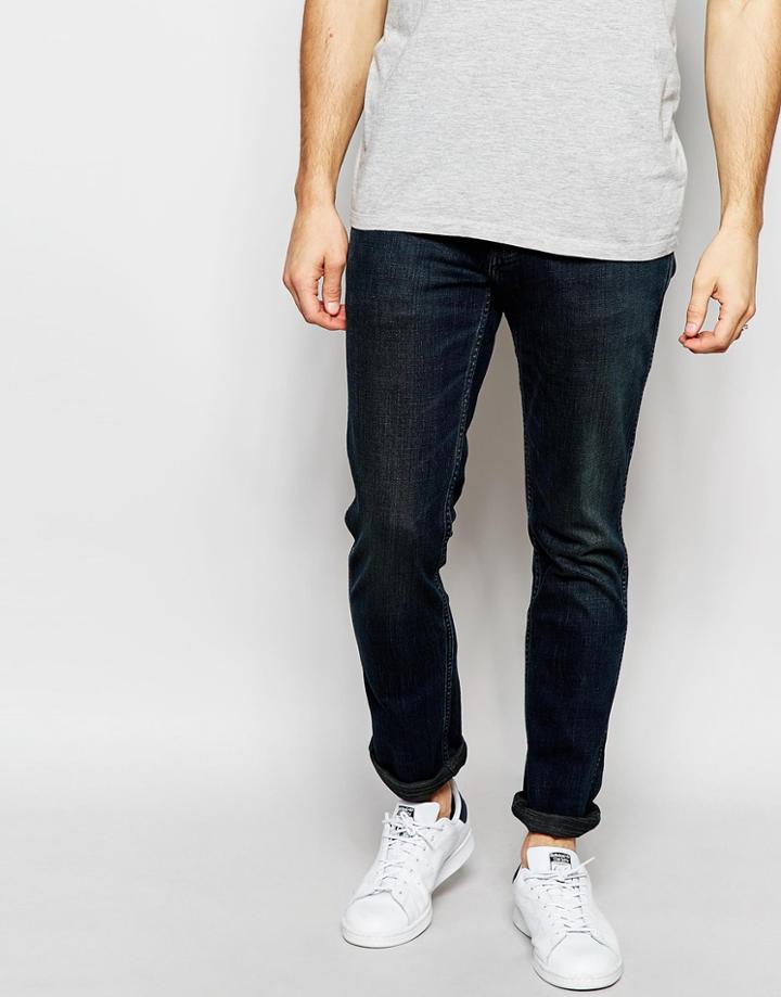 Wrangler Jeans Bostin Slim Tapered Fit Brushed Supersofter Rinse - Supersofter