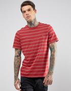 Farah Stripe T-shirt - Red