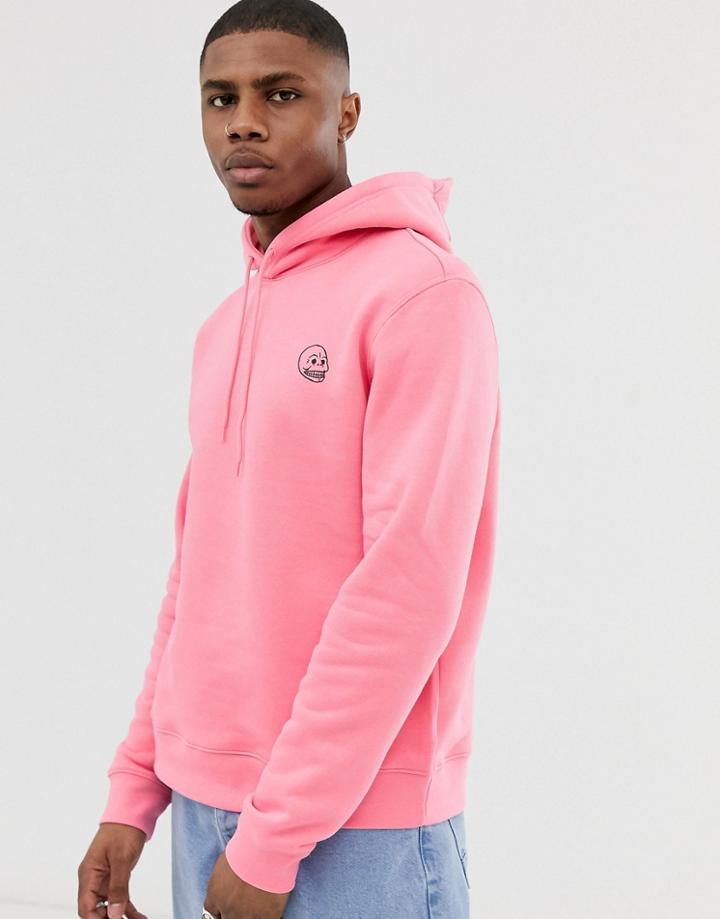 Cheap Monday Tiny Skull Hoodie - Pink