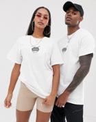 New Love Club Unisex Cereal Embroidered Graphic T-shirt-white