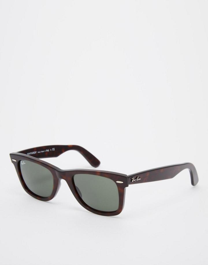 Ray-ban 0rb2140 Original Wayfarer Classic Sunglasses-brown