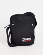 Tommy Jeans Flight Bag With Small Logo In Black