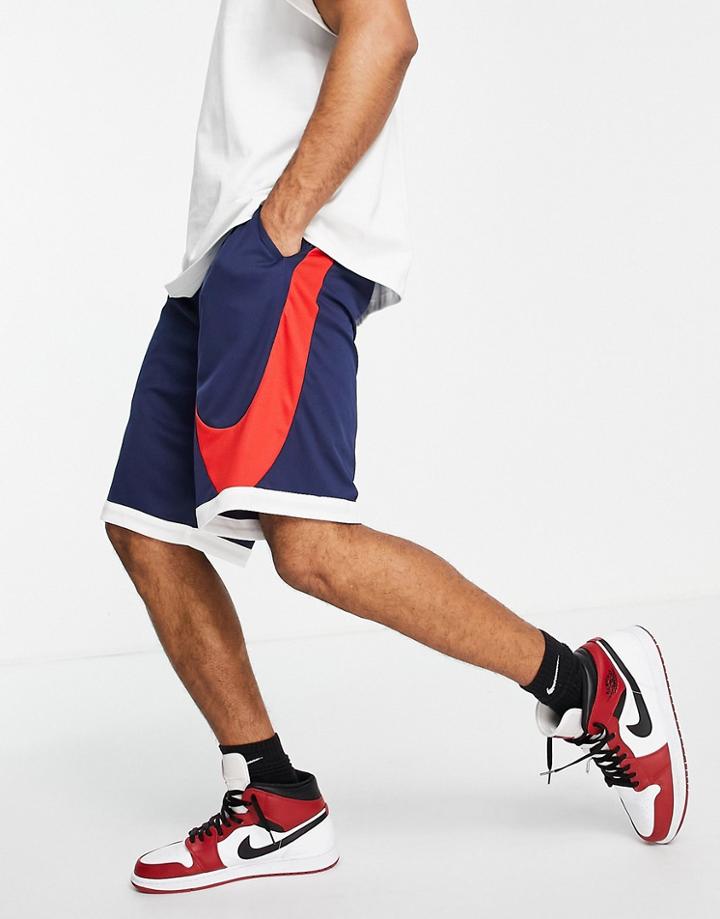 Nike Basketball Dri-fit Hbr 3.0 Shorts In Navy