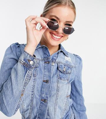 Parisian Tall Denim Jacket In Blue-blues