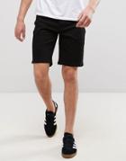 Only & Sons Slim Fit Denim Shorts - Black