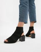 Asos Design Roman Knitted Shoe Boots - Black
