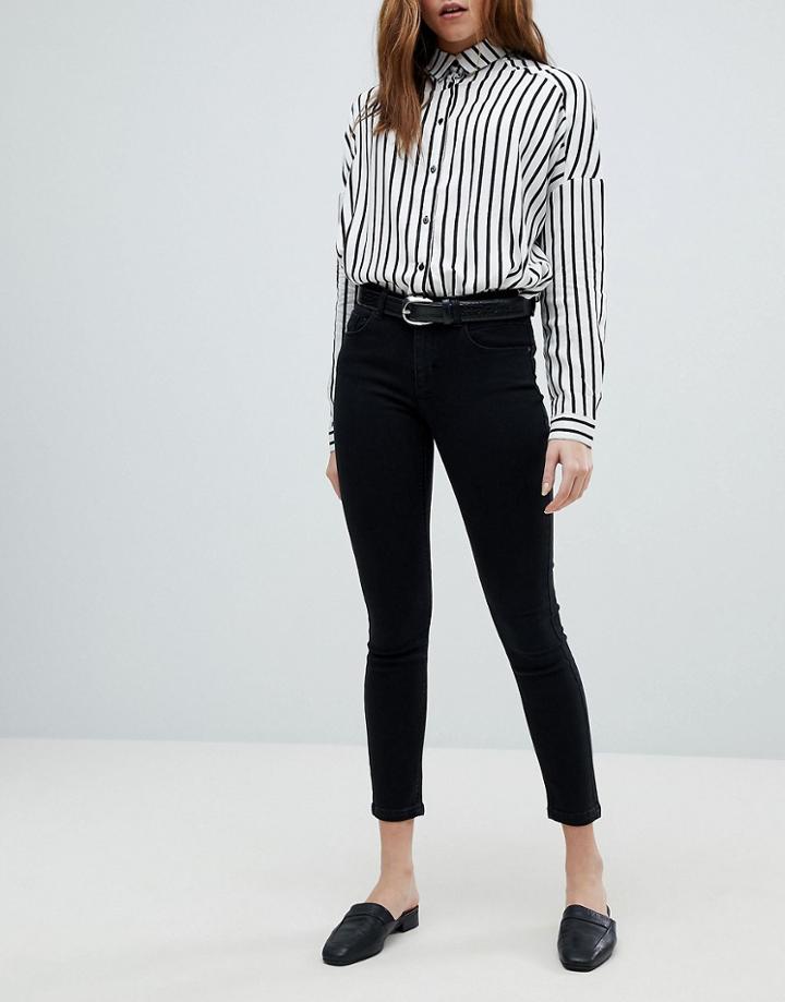 Only Push Up Skinny Jean In Black