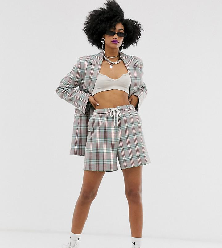 Collusion Check Tailored Short - Multi