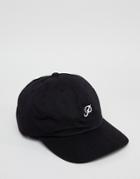 Primitive Baseball Cap With Mini Classic Logo In Black - Black