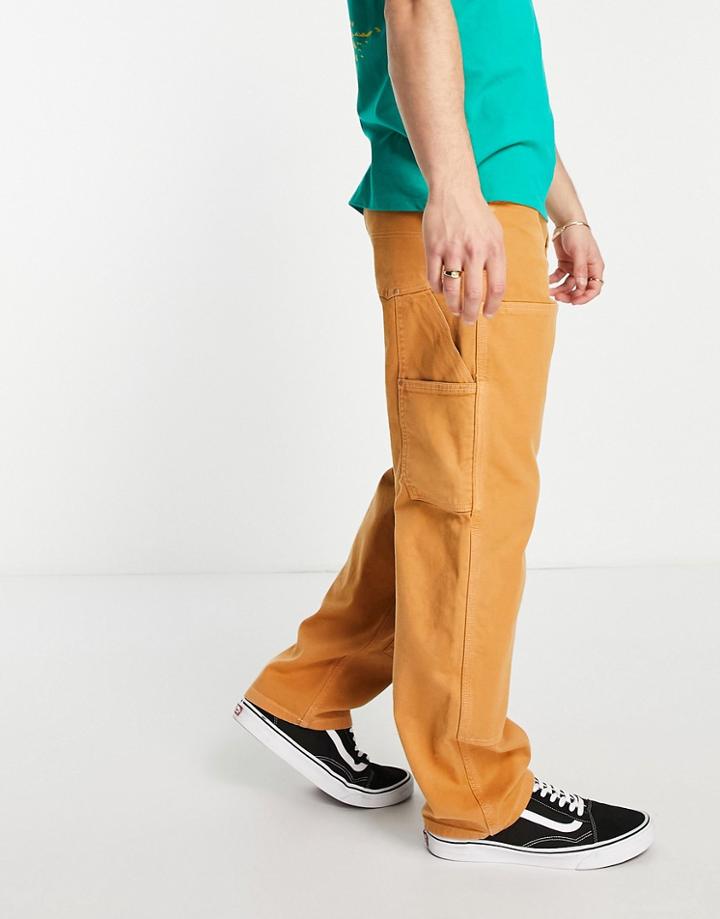 Stan Ray Double Knee Painter Jeans In Brown