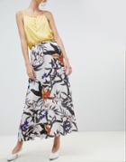 Gestuz Floral Printed Long Skirt-multi