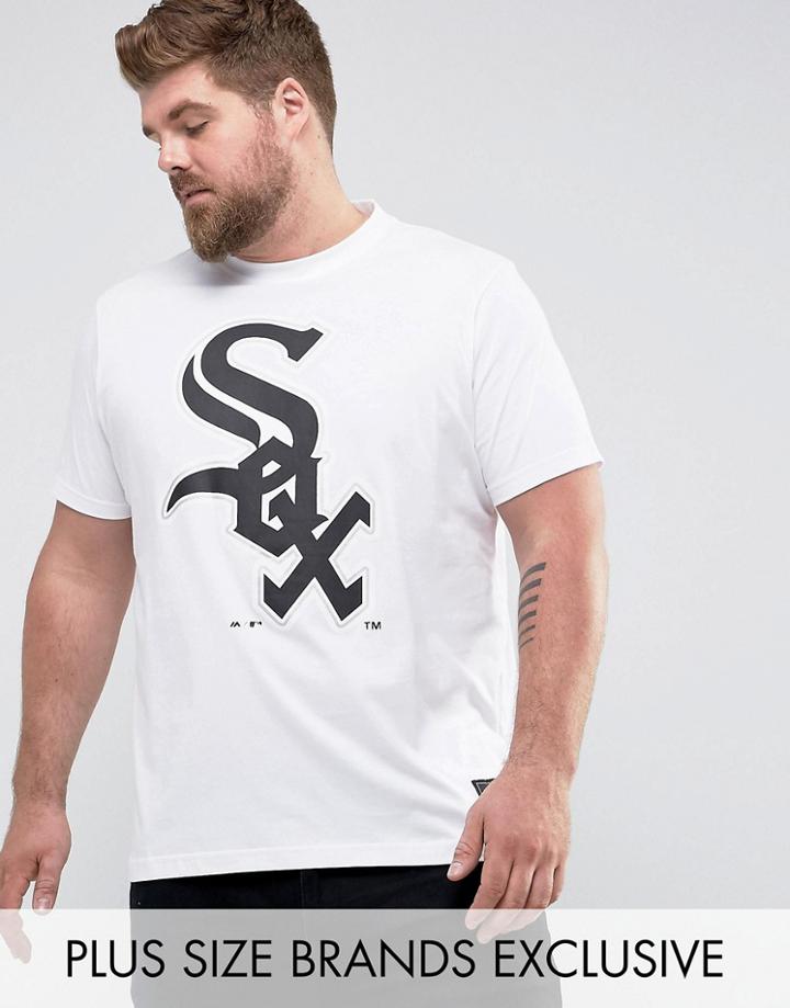 Majestic Plus Mlb White Sox T-shirt In White - White
