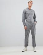 Asos Design Boiler Suit In Gray - Gray
