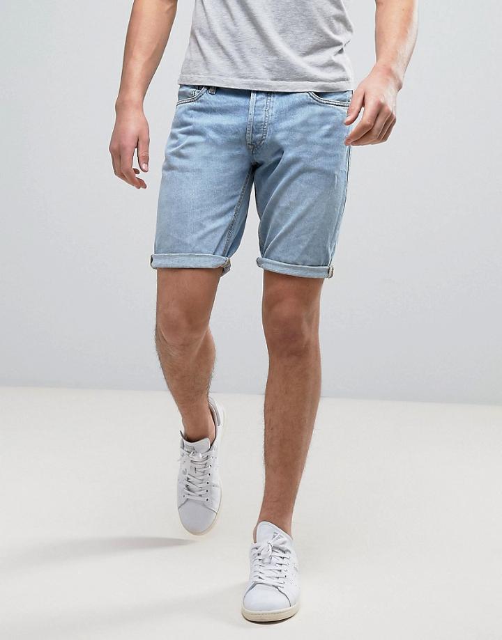 Jack & Jones Intelligence Denim Shorts In Regular Fit - Blue