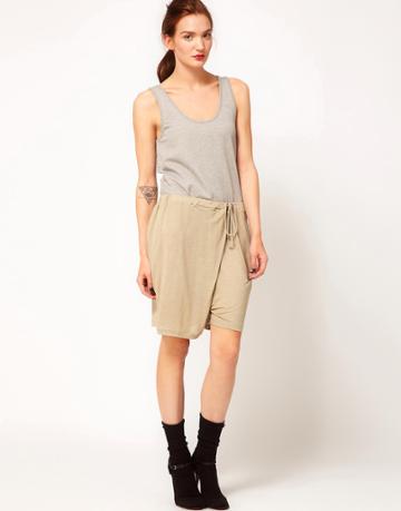 Back By Ann-sofie Back Drawstring Shorts - Green