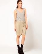 Back By Ann-sofie Back Drawstring Shorts - Green