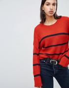 Vero Moda Striped Knitted Sweater - Multi