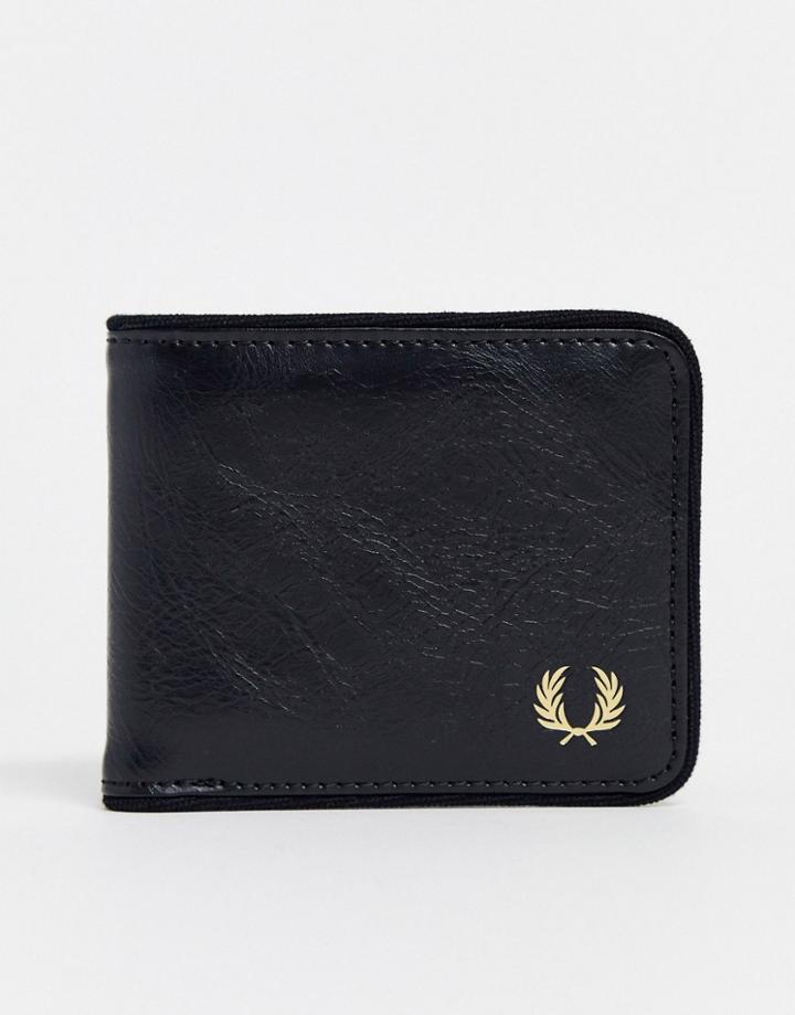 Fred Perry Classic Bifold Wallet In Black