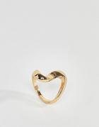 Asos Swirl Ring - Gold