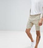 Heart & Dagger Smart Shorts In Linen - Stone