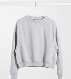 Noisy May Tall Sweat Top In Light Gray Marl