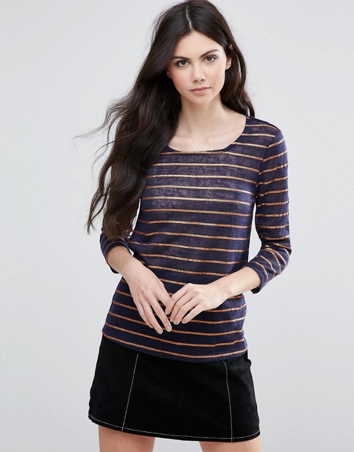 Vila Dotty T-shirt - Black