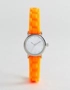 New Look Mini Neon Silicone Watch - Orange