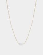Orelia Silver Plated Triple Cube Necklace - Pale Gold