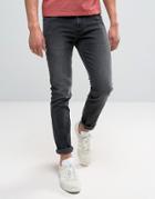 Farah Drake Slim Fit Jeans In Charcoal - Gray