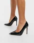 Raid Daryl Pumps With Toe Plating In Black