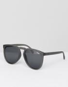 Quay Australia Round Sunglasses In Gray - Gray