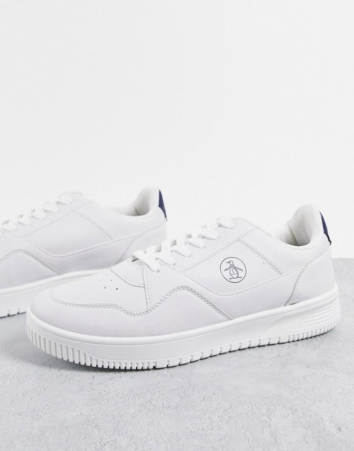 Original Penguin Flatform Sneakers In White