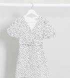 Ever New Petite Mini Dress In Polka Dot-multi