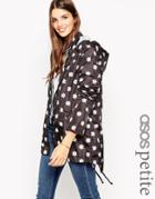 Asos Petite Pac A Trench In Floral Print - Floral Print