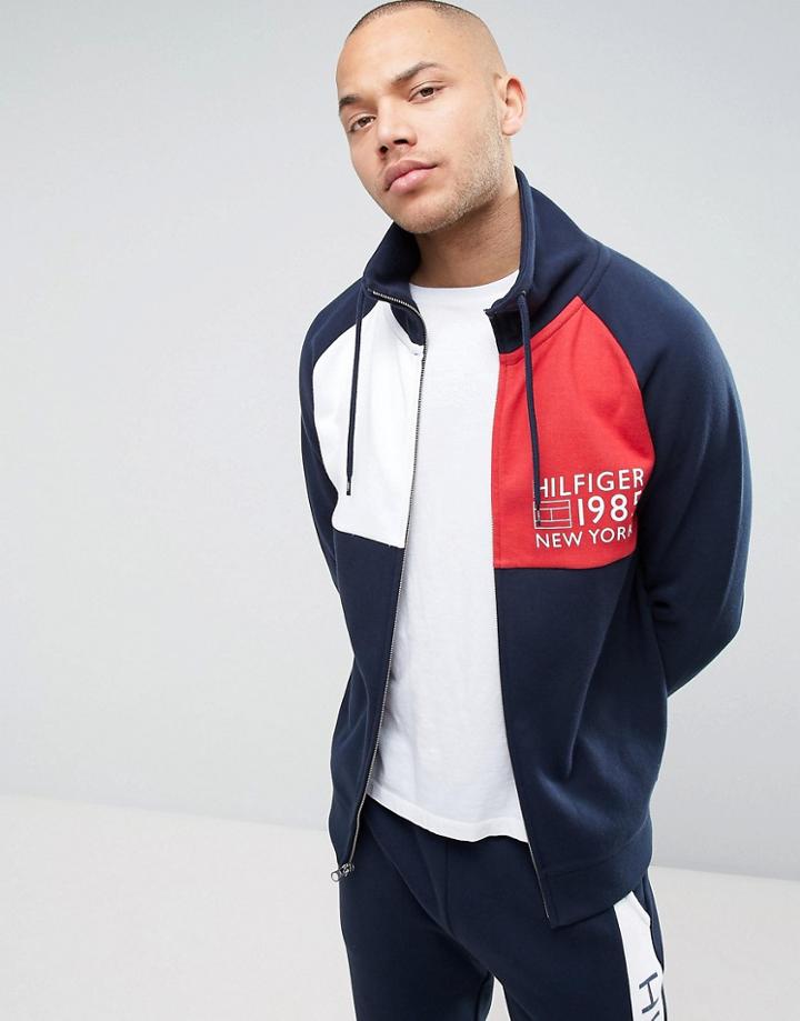 Tommy Hilfiger 1985 Zip Thru Sweat - Navy