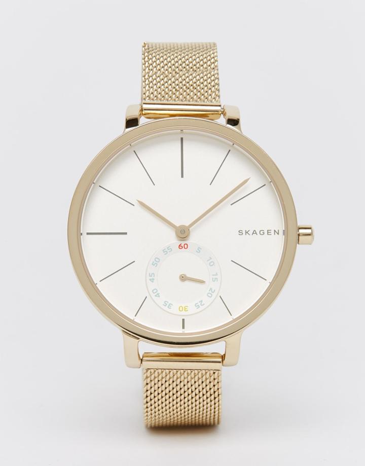 Skagen Gold Hagen Bracelet Watch Skw2436 - Gold